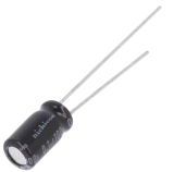 0,1uF/100V radial 11x5mm 105° ELKO