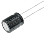 470uF/25V radial ELKO 105° Ø10x12.5mm
