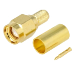 SMA Stecker RG58 crimpbar Stiftkontakt