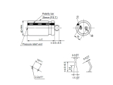 10000uF/63V radial 105° Ø35x50mm ELKO RM
