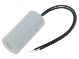 Motorkondensator 12uF 450V mit Kabel Ø35x65mm