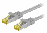 Patchkabel 25m CAT6A S/FTP geschirmt grau