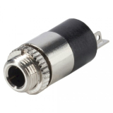 KLINKENBUCHSE 3.5mm stereo lötbar HICON