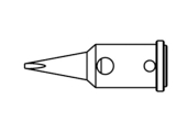 Lötspitze 1.0mm meißelförmig für Ersa Gaslöter Independent 75