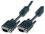 VGA Kabel    15pol. Stecker - 15pol. Stecker        Ferrit  doppelt geschirmt