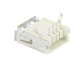 USB Buchse Typ A printbar 90° gewinkelt 4pol.