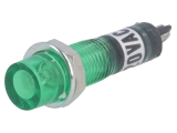 Signallampe 230V rund grün Ø7.5mm Länge 32.8mm