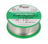 Lötzinn 100g 1.0mm 96.5Sn CU 0,5 3Ag Silber