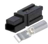 Leistungssteckverbinder 1pol. anreihbar 30A schwarz TE Connectivity 1445957-2