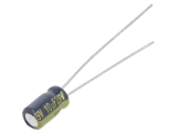 10uF/25V 105° radial 4x7mm ELKO