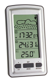 Wetterstation mit Funkuhr -40°C - +65°C