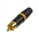 CINCH STECKER vergoldet gelb REAN