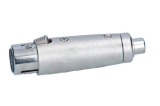 XLR Adapter XLR Kupplung->Cinchbuchse