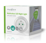 Nachtlicht LED 230V 0,8W Dämmerungssensor Steckdos