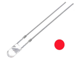 LED 3mm rot 7000mcd Ub 2.1V 30° 620nm 20mA