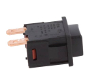 Drucktaster 1pol.16A 250V 19.8x12.9mm schwarz