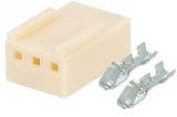 Buchse RM 2,54mm 3pol. Löt/crimp Einsätze
