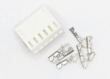 Buchse RM 2,54mm 6pol. löt/crimp Einsätze Molex