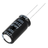 220uF/100V radial 12,5x25mm Elko 105°