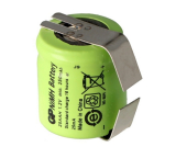 Akku 1/3AA 1,2V 250mA 17,0x14,0mm 1,2V NiMh lötbar