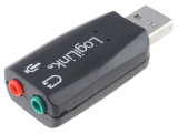 USB Sound Audio Adapter Kopfhhrer/Mikro LOGILINK