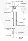 QEE113 940nm If 100mA 7,5mW IR-Diode abgewinkelt