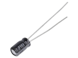 10uF/16V radial Ø4x7mm -40...105°C ELKO