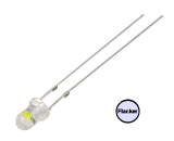 Led 3mm kaltweiß Flackereffekt 2,5-5VDC 20mA