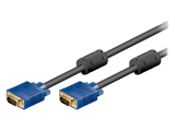 VGA Kabel 15p.St-St. 1,5m Ferrit geschirmt vergoldet