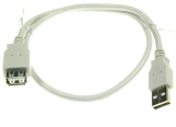USB2.0-A Stecker/Kupplung Verlängerung 50cm Kabel