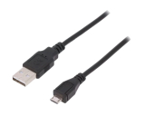 USB2.0-A Stecker/USB2.0-B micro Stecker 1,8m Kabel