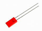 LED Symbol 5x2.5 rot Rechteck 625nm 3,2...12,5mcd 20mA