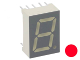LED ANZEIGE 13mm rot (-) KATHODE