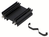 Kühlkörper 10K/W 38x34.5x12.5mm schwarz TO202, TO218, TO220, TOP3