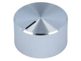 Drehknopf 22,7x13mm 6mm Achse Alu mit Strich