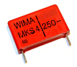 0,22uF/250 R 15mm MKS4 WIMA KONDENSATOR