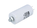 Motorkondensator 10uF 450V Ø35x65mm mit FastOn Stecker 6,3mm
