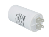 Motorkondensator 12uF 450V Ø40x70mm mit FastOn Stecker 6,3mm