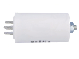 Motorkondensator 14uF 450V Ø40x70mm mit FastOn Stecker 6,3mm