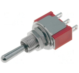 Kippschalter 1pol. EIN AUS EIN 250V/2A DM6,3m