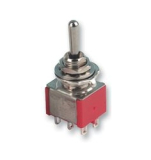 Kippschalter 2pol. EIN AUS EIN 250V/2A DM6,3m