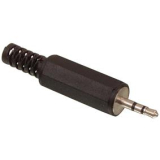 KLINKENSTECKER 2.5mm stereo gerade Nylon