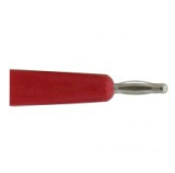 Bananenstecker 2mm Rot isoliert