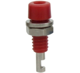 Bananenbuchse 2mm rot isoliert