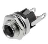 DC-Buchsen 5,5/2,5mm zentralbefestigt Metall