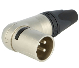 XLR Stecker 3pol. Winkel NEUTRIK NC3MRX lötbar
