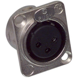 XLR Einbaudose 3p. nickelNeutrik NC3FDL1