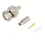 BNC-Stecker Crimpbar für RG174/RG58