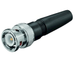 BNC-STECKER gerade Kunstoffhülse