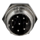CB Einbaustecker 8pol. für Mikrofone männlich